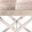 Tabouret de salon en acier inoxydable