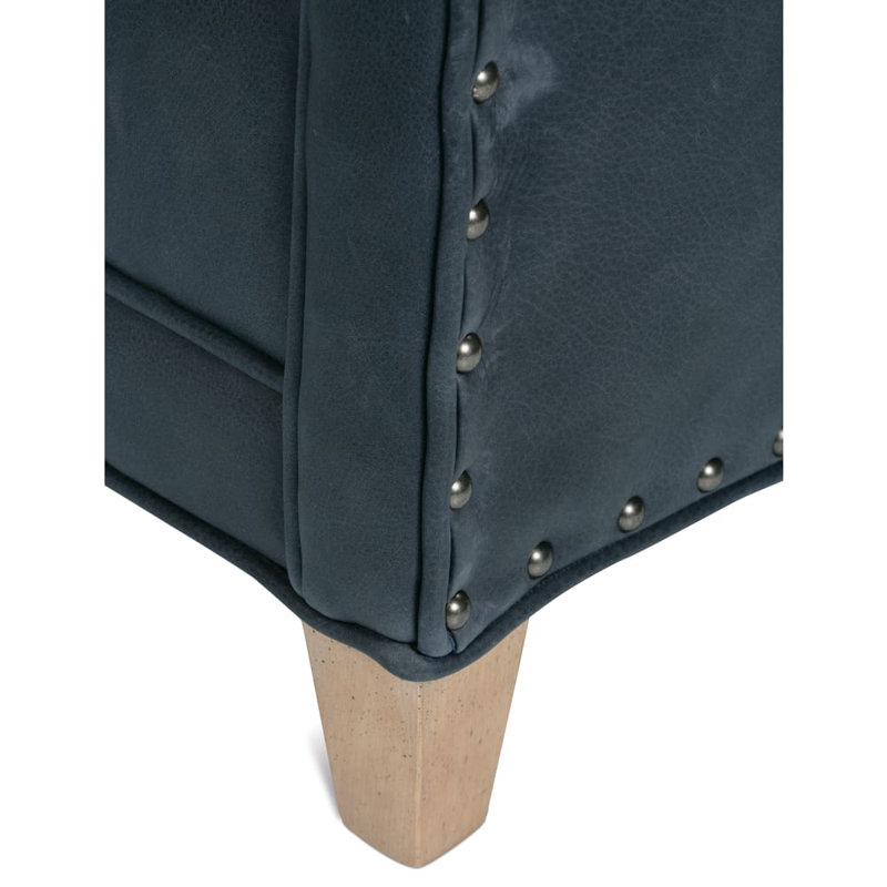 Springfield Nubuck Armchair, Slate Leather (KL230-04)