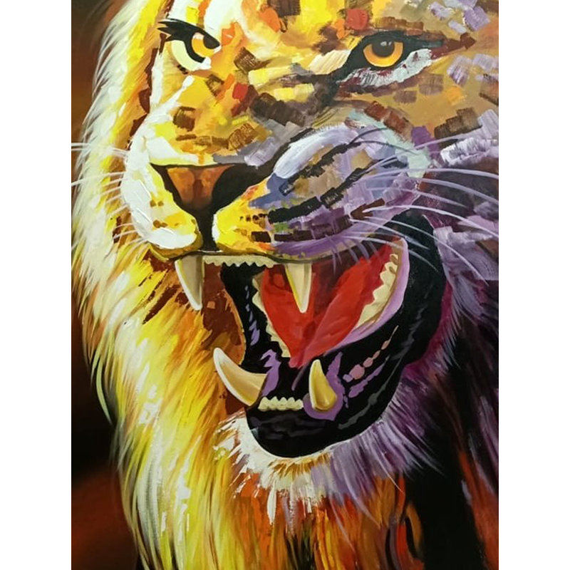 The Roar | Art acrylique | Peinture de Gokulam Vijay