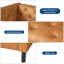 Canapé 81 po en cuir moderne Mid-Century, canapé Chesterfield 3 places avec dossier capitonné et siège profond-7310053