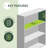 3-Tier Open Shelf Bookcase, Bookshelf, Storage Organizer, 7 x 24 x 26, Amber Pine-128766317-128766320