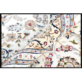 Walton Oriental Area Rug in Light Brown/Blue/Cream