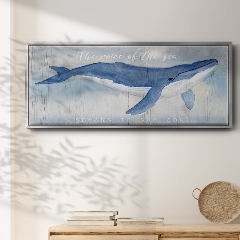 Voix de la mer - toile encadrée, 8" H x 20" W