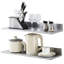 2 Piece L-Shaped Metal Floating Shelf-2089975000