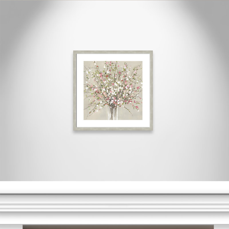 Gargiulo Peach Blossom - reproduction de cadre photo sur papier, H 24 po x l 24 po x P 1,13 po