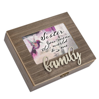 Albirdia Manufactured Wood Decorative Box