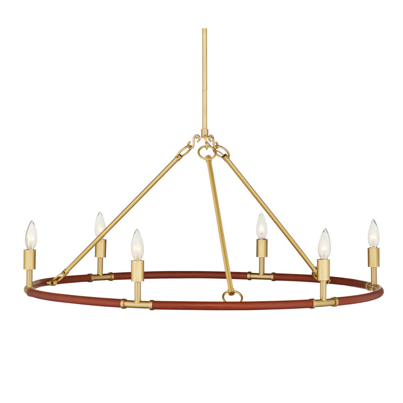 Ellerston Medium Chandelier, 21" H x 39" W x 39" D