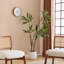[Ensemble de 2] Méridienne beige moderne avec dossier tissé, structure en bois robuste, sièges d'appoint minimalistes et élégants pour le salon, la chambre à coucher ou le bureau