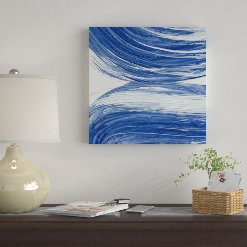 « tourbillon ii », impression sur toile, H 18 po x l 18 po x P 1,5 po, Pas de tapis, Toile avec cadre noir