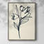 «Floral Marker I», reproduction encadrée - bois massif-544338849