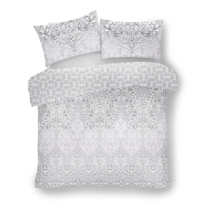  Duvet Cover Set, Single, Grey