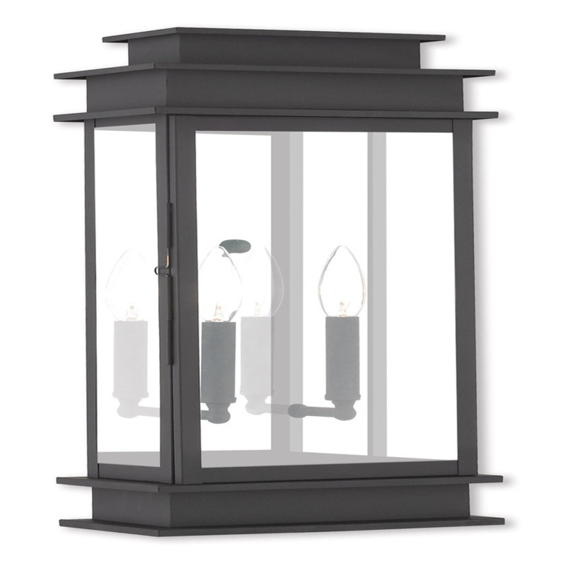 Cortana Wall Light, Black, 19" H x 9.5" W x 9.5" D