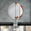 Huldar Glass Flat Wall Mirror