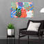 «Vibrant Organic Leaves», art coloré abstrait, océan, nature moderne-129005689