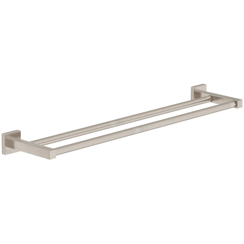 Duro 24" Extra Long Double Towel Bar, Satin Nickel
