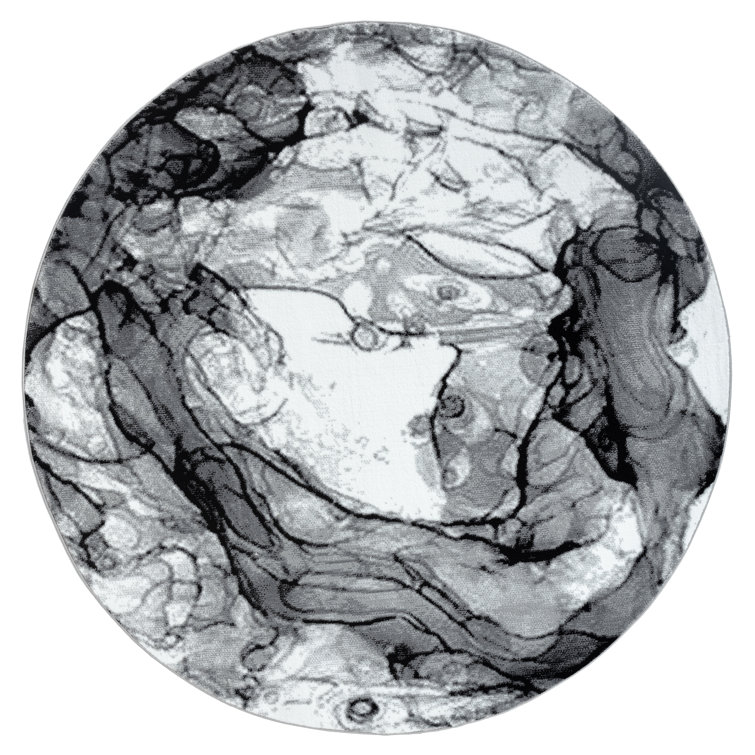 Tapis gris / noir Devola