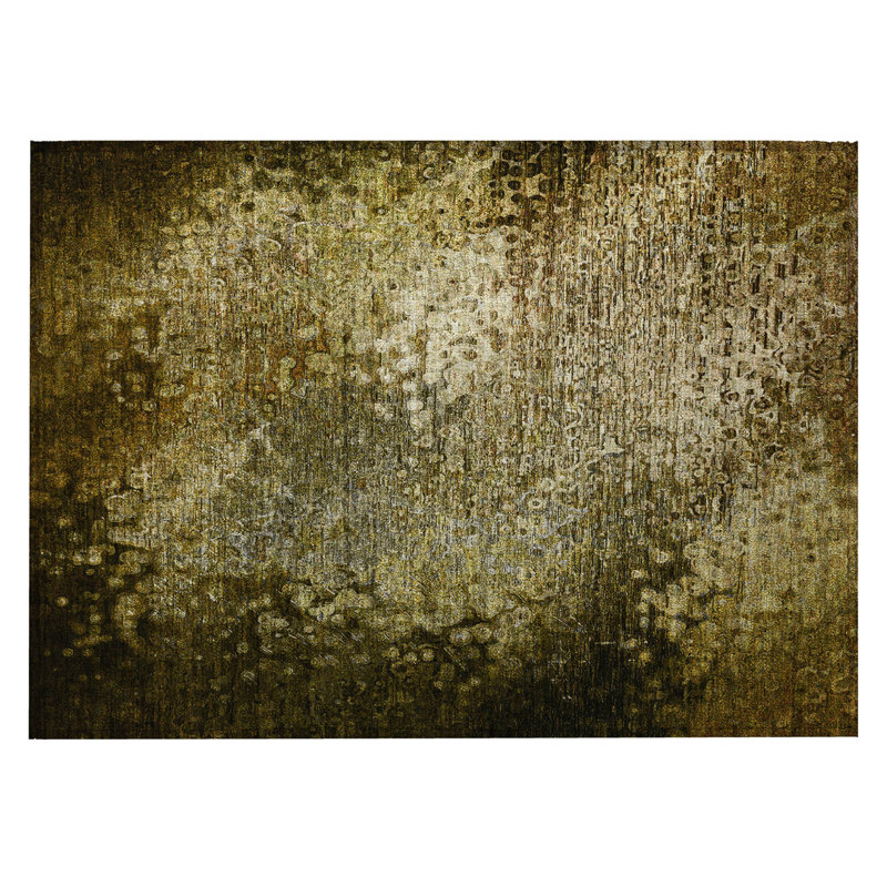 Tapis intérieur lavable antidérapant brun 2 pi x 3 pi