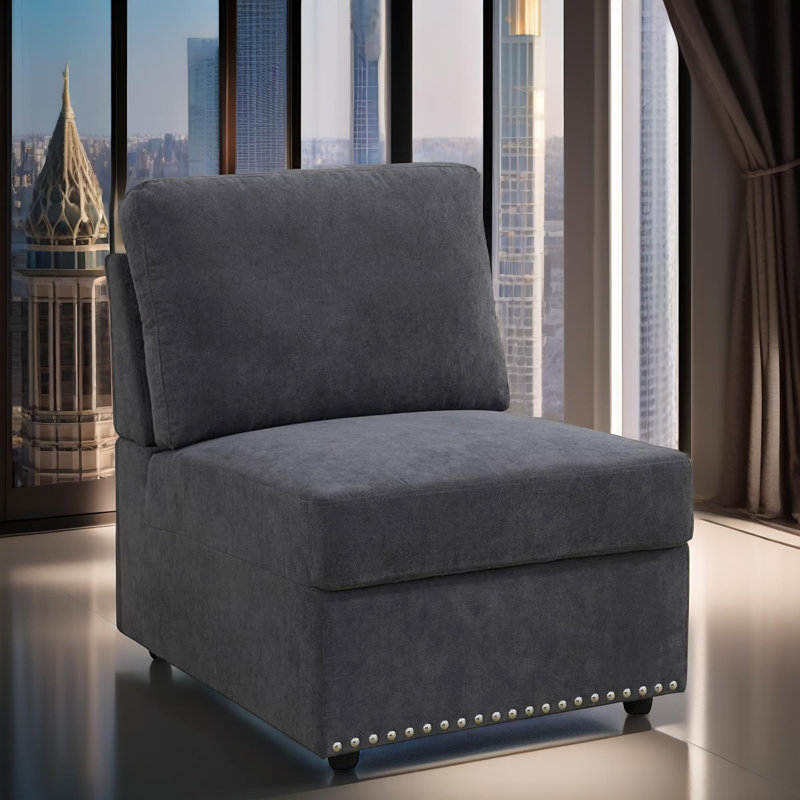 Chaise en microfibre Elin