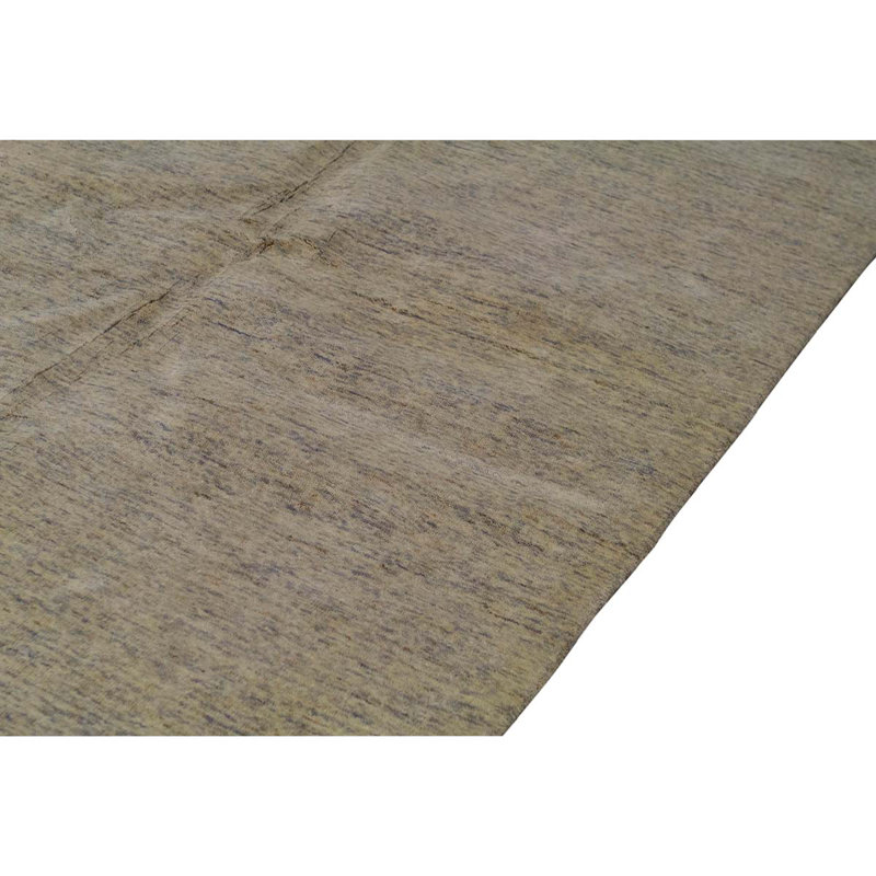 Tapis beige / gris noué à la main de haute qualité