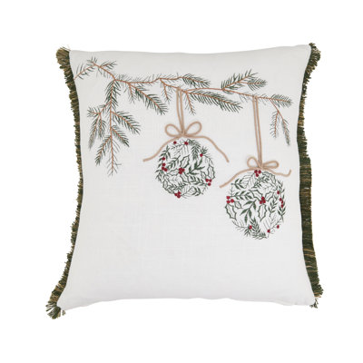 Ornament Down Filled Throw Pillow