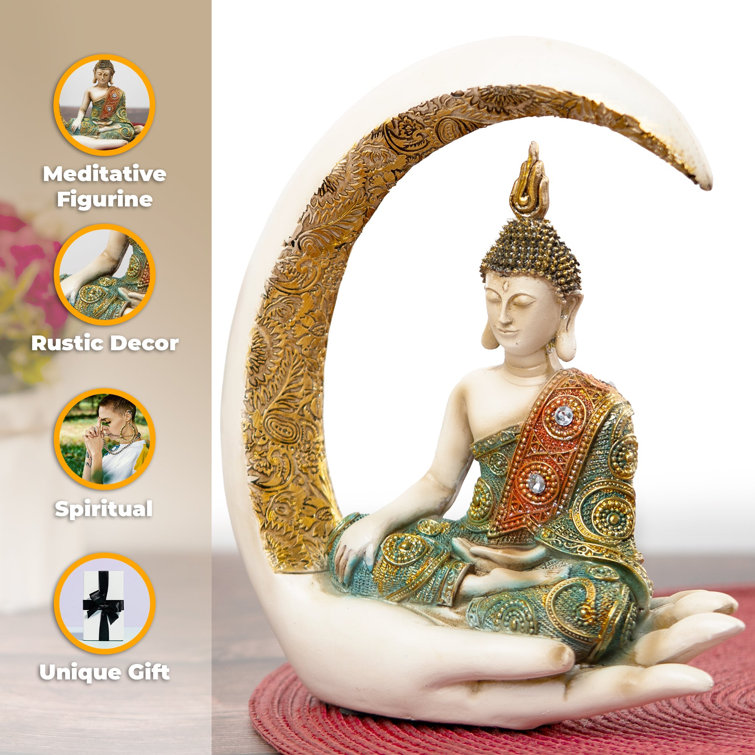 Buy LaDekor Lord Gautam Buddha Statue Showpiece Handicraft Feng Shui Buddha  Idol for Meditation Room, Office Table, Living Room.Wall Sleves and Home  Decor Tabletop Gift Item (7 X 4 X 11 Inch)