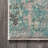 Lasley Contemporary POP Modern Abstract Vintage Cream/Blue Rug-1486987828