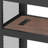 Loft Bed With Desk And Storage Stairs, Metal Loft Beds With LED Lights, USB Ports, Multifunctional Iron Nets, No Spring Box Needed And Noise-Free, Black-692708230