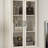 81.7'' H 5-Tier Display Case Curio Cabinet With Glass Doors
