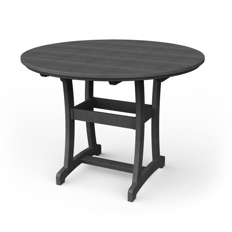 Table de bar Stella, H 54 po x l 54 po x P 54 po, Gris