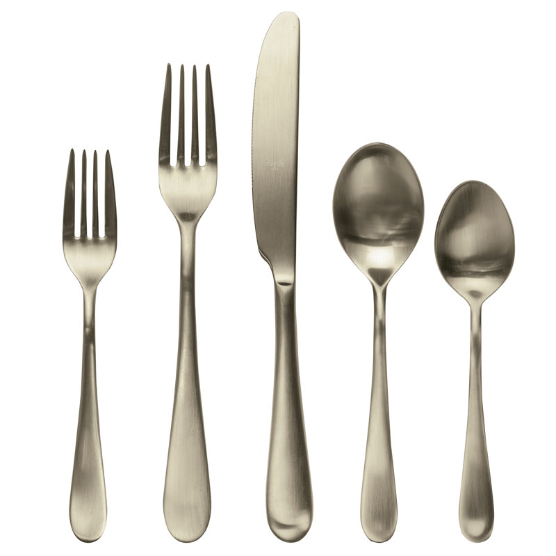 Natura Flatware Set, Champagne