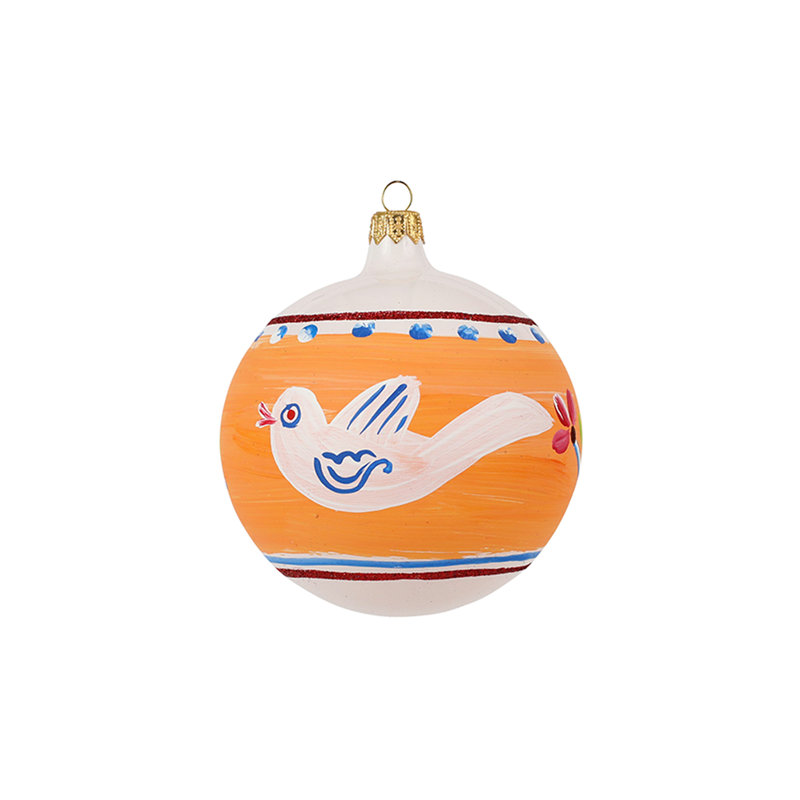 Campagna 4'' Handmade Glass Ornament