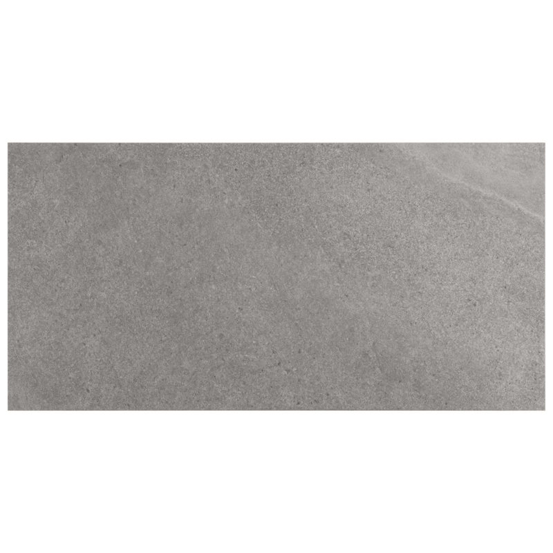 Era 24X48 Limestone Look Matte Porcelain Tile, Silver Gray