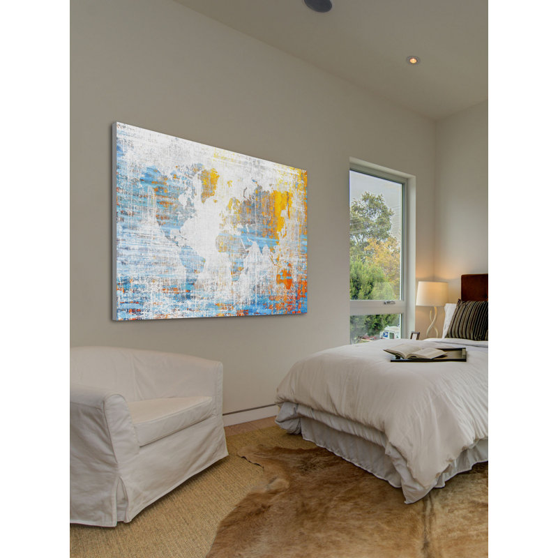 Continental Journey - Wrapped Canvas Painting, 61cm H x 91cm W x 3.81cm D