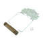 Porte-papier hygiénique mural chromé l 6,25 po de style couronne en laiton poli chromé