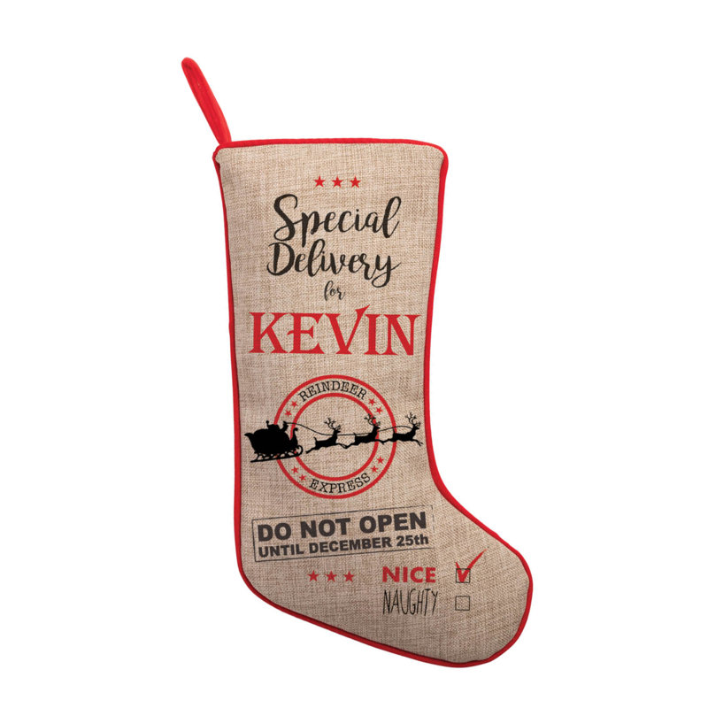 Special Delivery Personalized Stocking, Yes