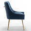 Chaise d'appoint en velours beige Baudel-1563904541