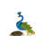 Oversized Peacock Wall Clock