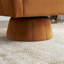 Fauteuil pivotant en velours-2029281565