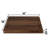 CONSDAN Wood Cutting Board, Black Walnut-88086405