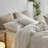 MooMee 100% Washed Cotton Pillowcases Linen Like Textured Breathable Soft-117326570-108202796