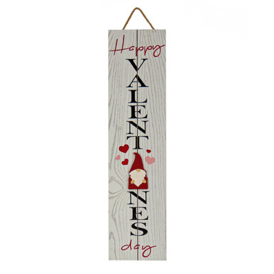 Plaque murale 24 "Happy Valentines Day"