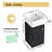 Donnadio 12'' Wall-Mounted Corner Single Bathroom Vanity With Ceramic Vanity Top-1719606466