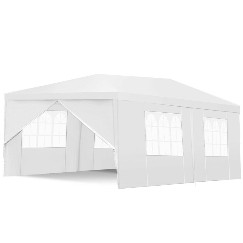 Heavy Duty White Steel Frame Waterproof Canopy Tent