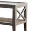 Magen 26 po Table de bout rectangulaire en verre trempé gris-821200246