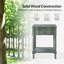 Sessoms Traditional 20"W Solid Wood 1-Drawer End Table with Built-in Charging Station-2136967437