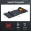 Wheel Stopper W/warning Strip Rubber Draught Excluder