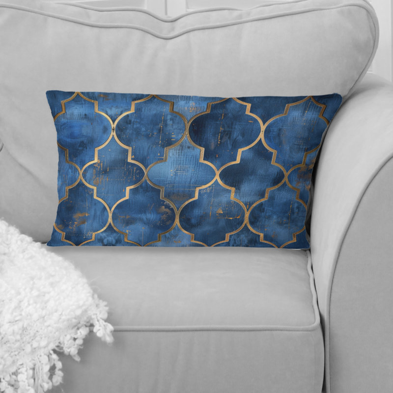Coussin lombaire Glam Quatrefoil I - Glam