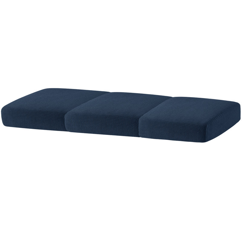 Housse de coussin texturée, Bleu denim