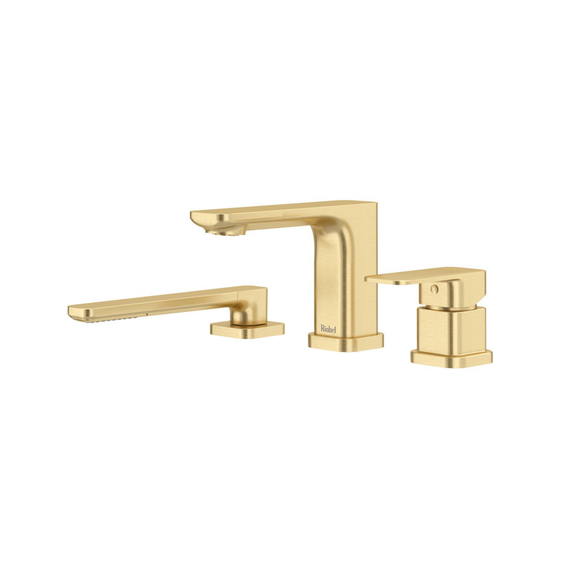 Equinox 3-Hole Deck Mount Tub Filler Trim, Satin Brass