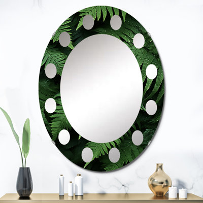 Pasteque - Miroir mural moderne ovale